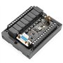 Module de Relais FX1N-20MR, Carte de Commande Industrielle PLC 10-28VDC Module de Retard de Relais de Circuit de synchronisation