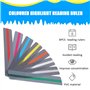 Eulbevoli 8 Bandes de Lecture guidées, Le TDAH et pour réduire Le Stress visuel.Les règles de Lecture Assorties de Couleurs aide