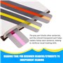 Eulbevoli 8 Bandes de Lecture guidées, Le TDAH et pour réduire Le Stress visuel.Les règles de Lecture Assorties de Couleurs aide