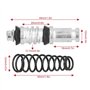 Kit de Réparation de Pompe de Frein D'embrayage Kit de Réparation de Maître cylindre avec Joints de Ressort de Piston 12 . 7mm A
