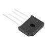 Pont de Diode Redresseur, Pont Plat 1010 Full Waves 10A 1000V Diodes de Silicium Électroniques Monophasées pour Circuits Électro