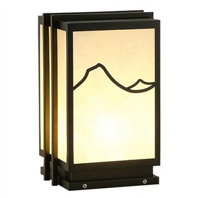 Lampe Pilier Retro Extérieur Lampadaire d'extérieur