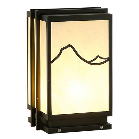 Lampe Pilier Retro Extérieur Lampadaire d'extérieur