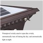 LUOYAOB Lampes solaires rétro for pelouse, poteaux hauts, éclairage d'extérieur vintage étanche à LED for jardin, colonne lumine