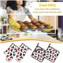 Moufles de cuisson créatives avec motif de poulet - Imperméables - Résistantes à la chaleur