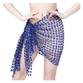 Ceinture écharpe de hanche à pompon
