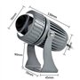 Spot À Faisceau LED Exterieur - 10W Projecteur De Sol Lumières, Lèche-mur À Faisceau LED Projecteurs Longue Portée Faisceau Étro