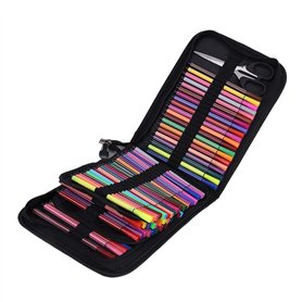 Pochette de Stylo à Glissière de Grande Capacité à 72/120 Fentes