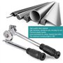 Cintreuse de Tube de 180 degrés, Outil de cintrage de cintreuse de Tuyau de 5/16in, cintreuses à Main pour Plier des Tubes en Al