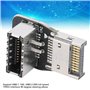 fasient1 Prise de Panneau Avant USB 3.1 Type-E vers USB 20Pin Header PC Carte mère Convertisseur de coude de Direction à 90 degr