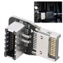 fasient1 Prise de Panneau Avant USB 3.1 Type-E vers USB 20Pin Header PC Carte mère Convertisseur de coude de Direction à 90 degr