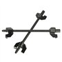 MINGYI Kit Compresseur Ressort Amortisseur pour Voiture Outil de Compression 380 mm/38 cm