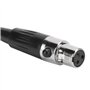 Micro Serre-tête, Micro-Casque Portable Mini Serre-tête 3 Broches Microphone Professionnel Micro à condensateur, adapté à l'ense