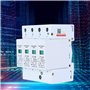 Parasurtenseur, 4P LT1-40 Parasurtenseur de Maison Module de Protection 40 Ka Parafoudre Basse Tension Blanc