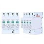 Parasurtenseur, 4P LT1-40 Parasurtenseur de Maison Module de Protection 40 Ka Parafoudre Basse Tension Blanc