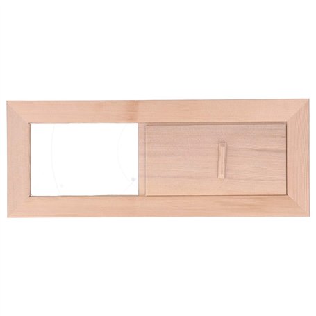Évent d'aération de Sauna en Bois réglable équipement de Salle de Sauna Panneau de Ventilation Stores Grille Sauna évent pour ha