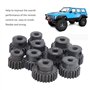 Engrenage de Moteur RC, 10 pièces/Ensemble 16 T-25 T 7075 48 P pignon d'engrenage de Moteur en Acier Accessoire RC adapté aux Mo