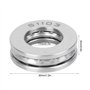 PUSOKEI 5 pièces 51103 Roulements à Billes de butée Piste Convexe 17mm x 30mm x 9mm Acier à roulement de Haute précision, palier