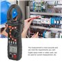 testeur électrique de tension AC ampère Ohm mètre outils de mesure à domicile avec lampe de poche LCD