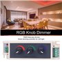 AUNMAS Contr?Leur de gradateur à LED, Sortie 3 canaux DC12V-24V PWM RGB pour Bandes LED Multicolores RGB