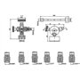 JINGEDD Kit De Test De Pression D'azote Hydraulique Kit De Charge D'accumulateur D'azote Hydraulique, Kit De Charge De Remplissa