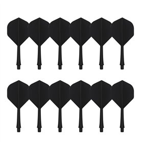 HUTRADE Lot de 12 ailettes de fléchettes avec tiges