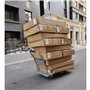Pour Les Charges Lourdes Chariot En Acier Chariot Manuel Lourd De Plate-f