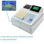 DPLWJPP Caisse Enregistreuse Professionnelle,8 Digital Display Dispush Registre,avec Caisse Monnaie Et Imprimante Thermique,Aux 