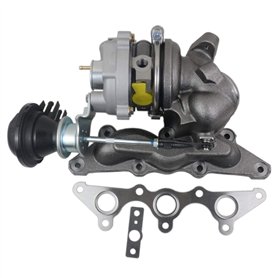 Bisenya Turbocompresseur avec collecteur d'échappement Remplacement pour Smart Cabrio City-coupe Crossblade Fortwo 450 Roadster
