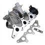 Bisenya Turbocompresseur avec collecteur d'échappement Remplacement pour Smart Cabrio City-coupe Crossblade Fortwo 450 Roadster 