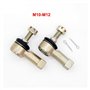 TROIOIUM Kit d'embouts de biellette de Direction M10-M12, 1 Paire, Joints à rotule adaptés for Quad ATV Adly Her Chee RS 50 LC Q