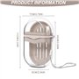 Heidouse Étui à Savon de Voyager, récipient de Savon en Plastique PP PP 4x3 Pouces avec Plateau et Couvercle pour Douche Salle B