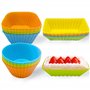 24 pièces moule silicone air fryer，moule air fryer，moule muffin air fryer，moules à pâtisserie，moule gateau air fryer，moule muffi