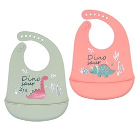 2 pièces bavoir silicone bebe，bavoirs bebe，bavoir imperméable bébé，bavoir bebe，bavoirs bebe silicone