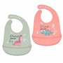 2 pièces bavoir silicone bebe，bavoirs bebe，bavoir imperméable bébé，bavoir bebe，bavoirs bebe silicone
