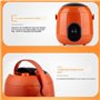 QDCFY Mini Cuiseurs à Riz électrique Rice Cooker Slow Cooker avec Insert pour Cuiseur à Vapeur