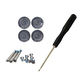 AQXYWAZQ 1 Jeu de Pieds A1278 A1286 A1297 + vis + Tournevis for boîtier inférieur Pieds en Caoutchouc Tournevis