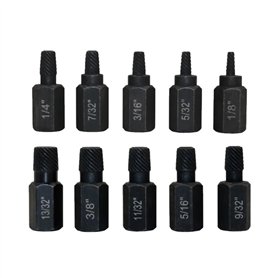 AQXYWAZQ Lot de 10 clés à Douille à tête hexagonale for extracteur de vis endommagées T5EF
