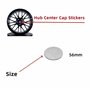 4 Pièces Enjoliveurs de Roue pour Peugeot 5008 4008 3008 2008 508 408 308 208 56mm, Cache-moyeux Autocollant de Capuchon de Jant