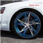 4 Pièces Enjoliveurs de Roue pour Peugeot 5008 4008 3008 2008 508 408 308 208 56mm, Cache-moyeux Autocollant de Capuchon de Jant