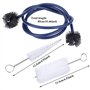 Nettoyage de trompette ; Brosse trompette, kit de nettoyage de trompette en plastique portable pour trompette pour l'entretien d