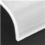 Truelle de bordure, moules de revêtement de sol d'angle de jardin outils de truelle à béton avec poignée pour jardin pour ciment