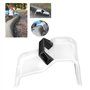 Truelle de bordure, moules de revêtement de sol d'angle de jardin outils de truelle à béton avec poignée pour jardin pour ciment