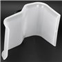 Truelle de bordure, moules de revêtement de sol d'angle de jardin outils de truelle à béton avec poignée pour jardin pour ciment