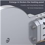 DSYYNAY Soudeuse par fusion de tuyaux 2800 W, outil de chauffage de tuyaux en plastique de 0-300 ℃, avec 9 têtes (20-25-32-40-50