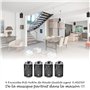 Party Light & Sound - Pack HiFi Ampli Party PLS1250USB-RC Tuner USB Bluetooth - Télécommande - 4 Enceintes E Audio 80W - Restaur