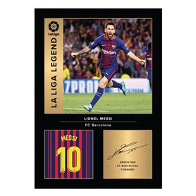 Icons Wall Art Photo imprimée de Lionel Messi Barcelona Legends - Format A4 - Cadeau pour les fans du Barca - Reproduction numér