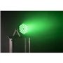 IBIZA LIGHT - Pack de 2 Projecteurs Par THINPAR-36X1W-RGB - DMX Télécommande LED Extra-plats Soirée Dj Fête Club Discothèque