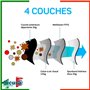60 masques FFP2 Certifié CE NOIR Fabriqué en Italie BFE ≥99% Sanitized Masque FFP2 italien scellé individuellement EN 149:2001+A