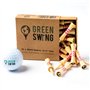 Green Swing Édition Naturelle de 60 mm Tees de Golf Unisexe